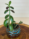 Jade in Vintage Artistic Pottery