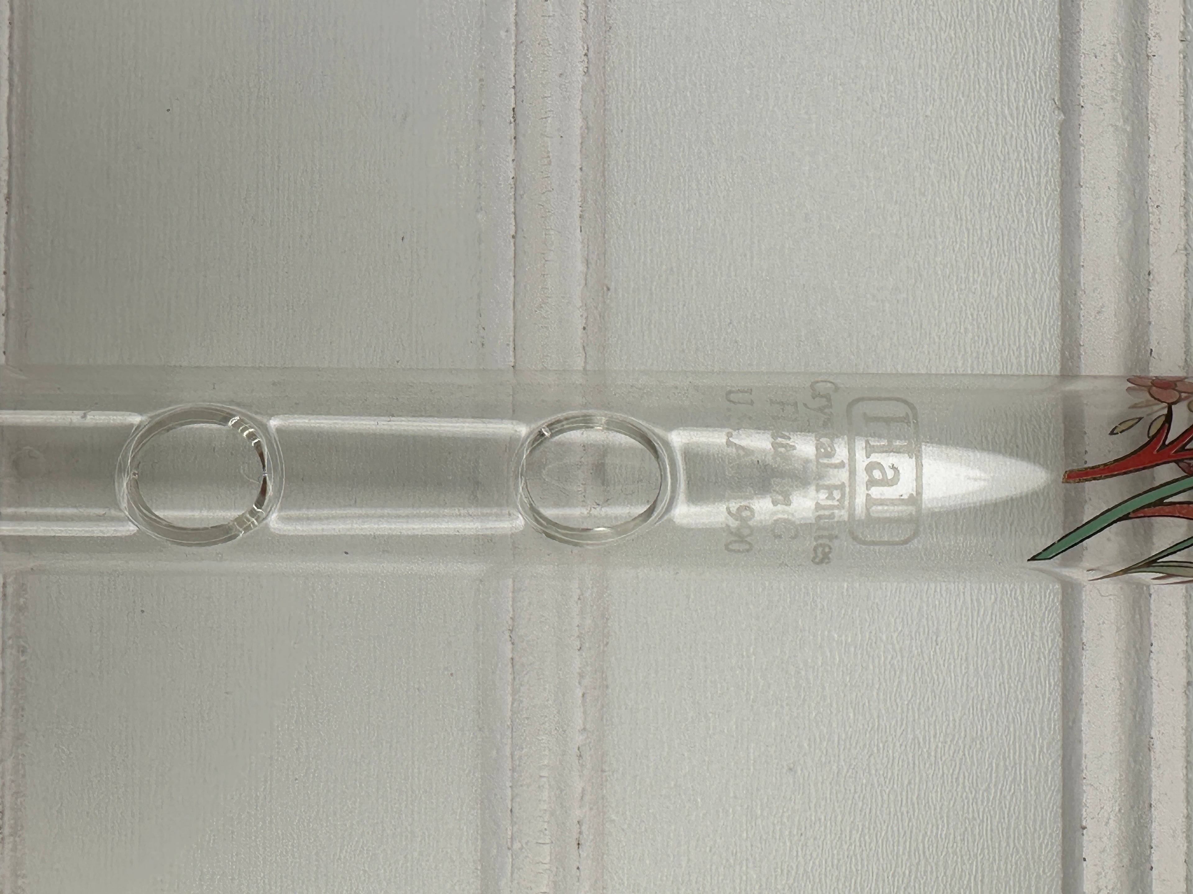 Vintage Hall Crystal Flute in G