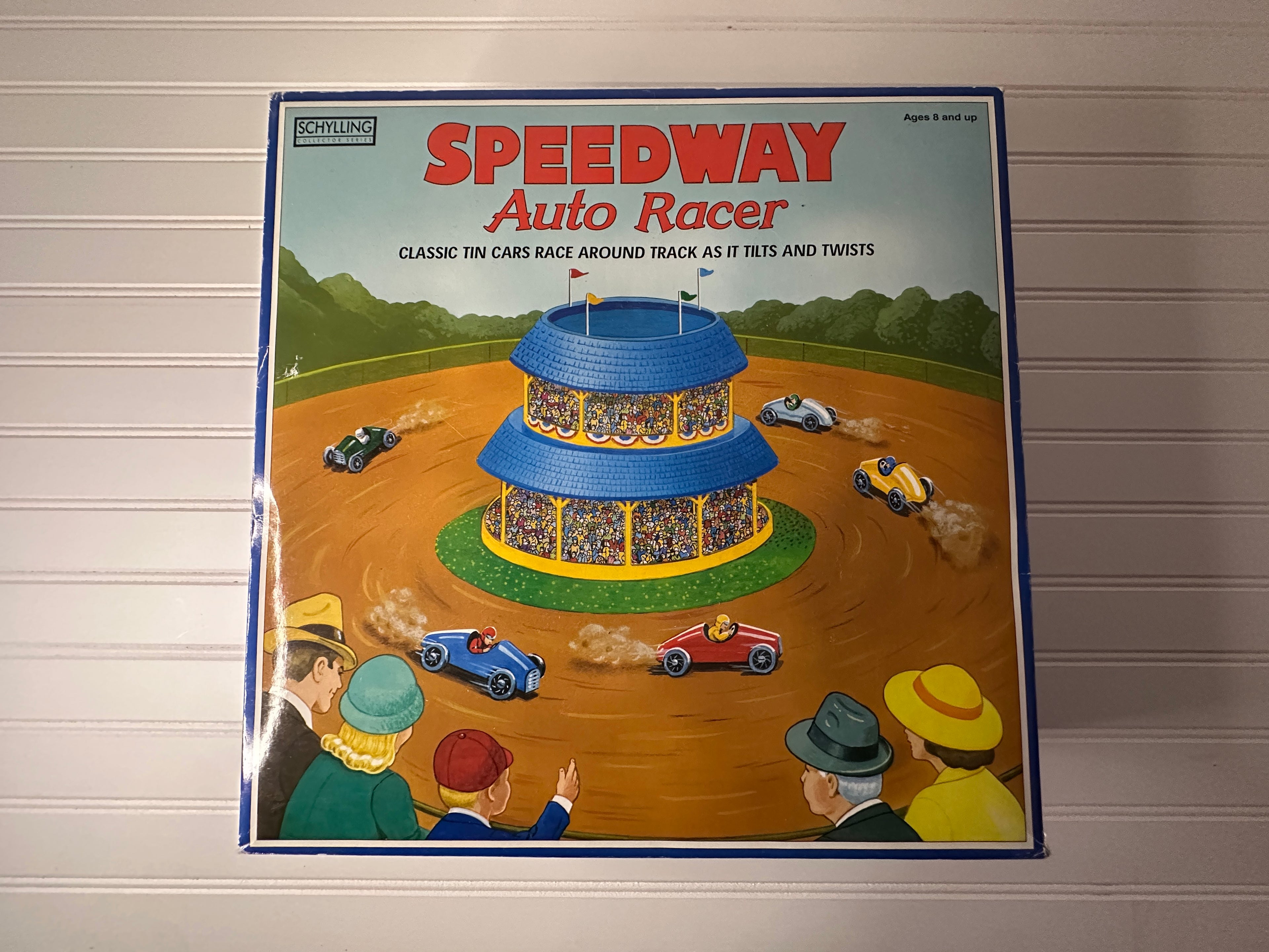 Speedway Auto Racer Vintage Tin Toy