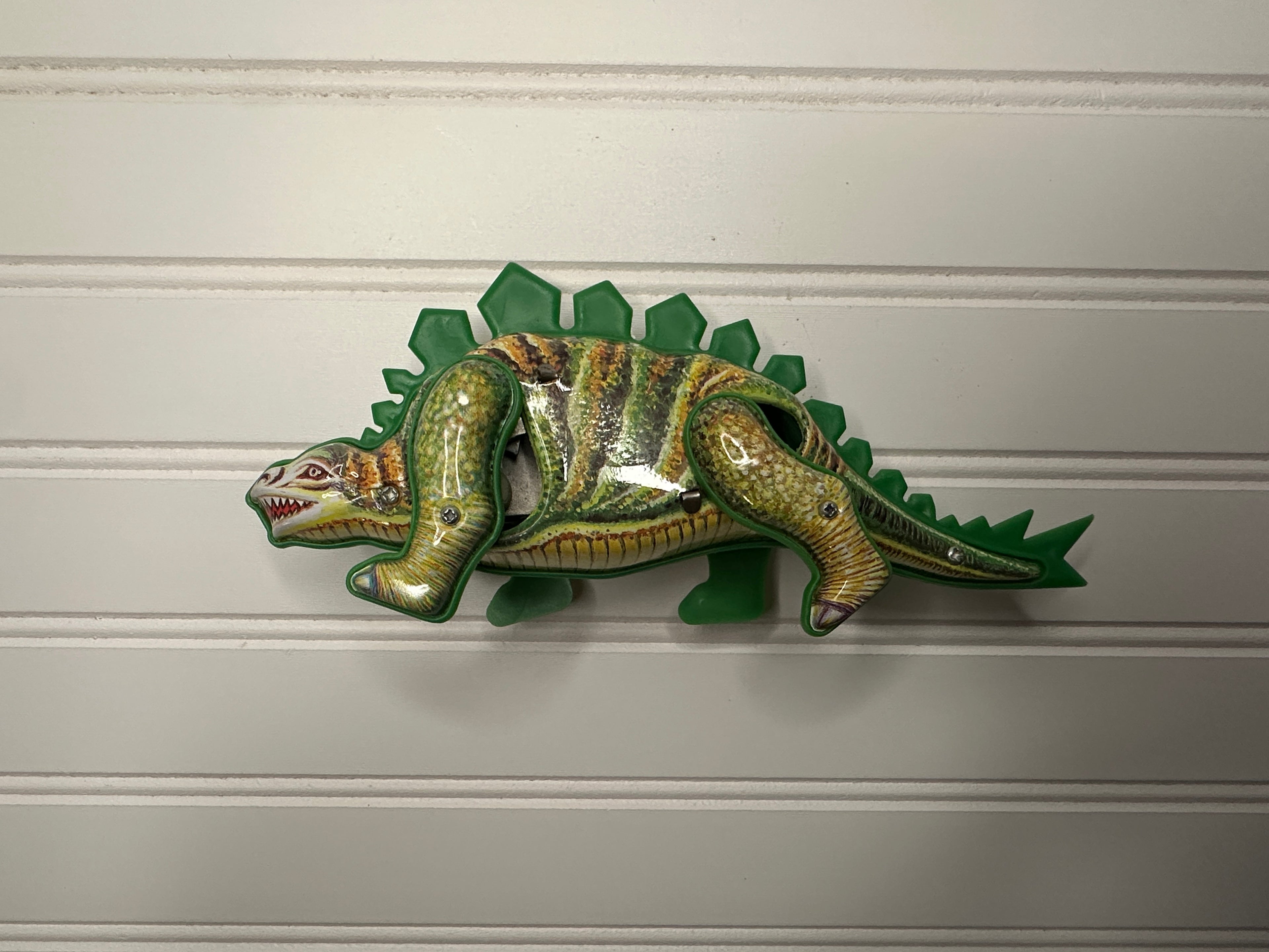 Wind-Up Stegosaurus Vintage Tin Toy