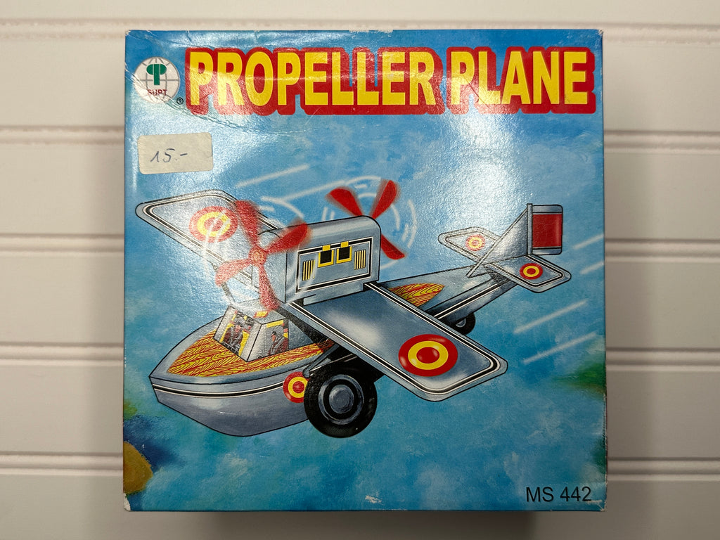 Propeller Plane Vintage Tin Toy