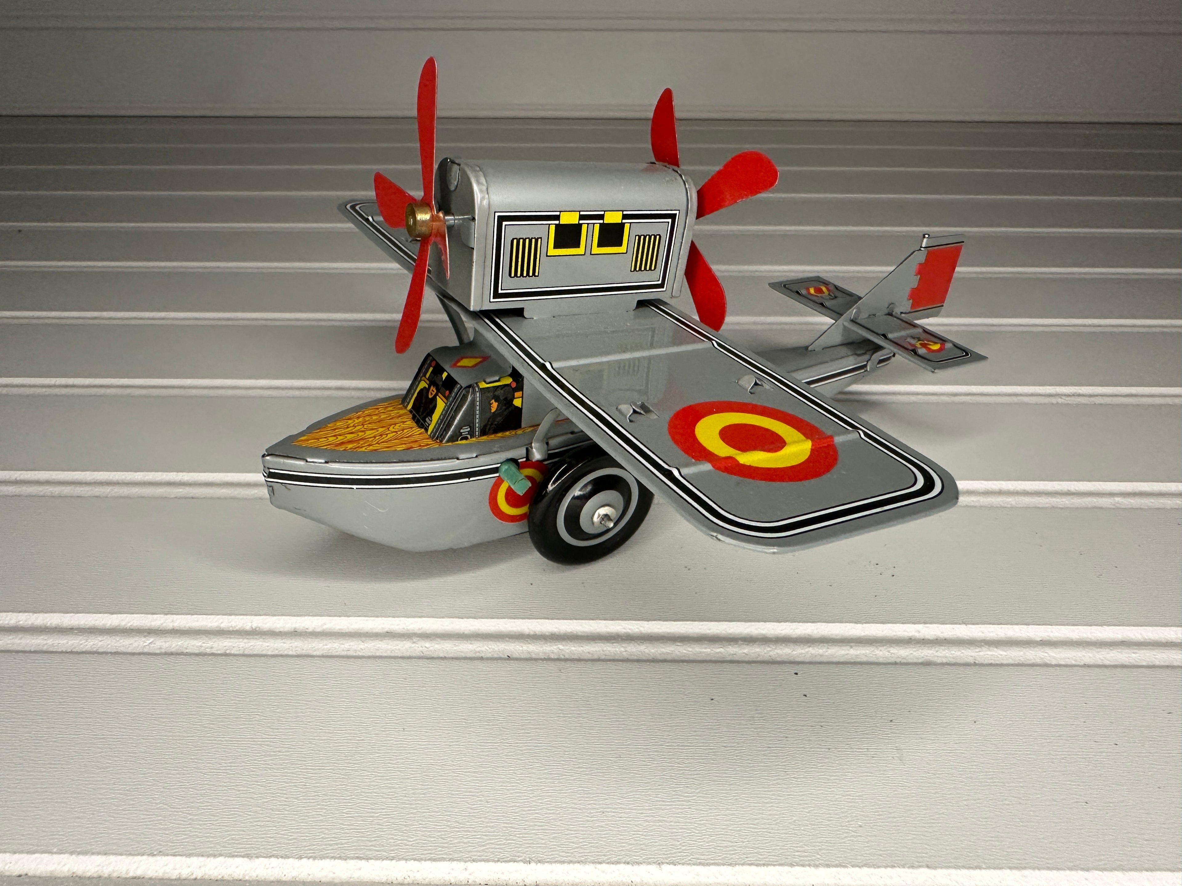 Propeller Plane Vintage Tin Toy