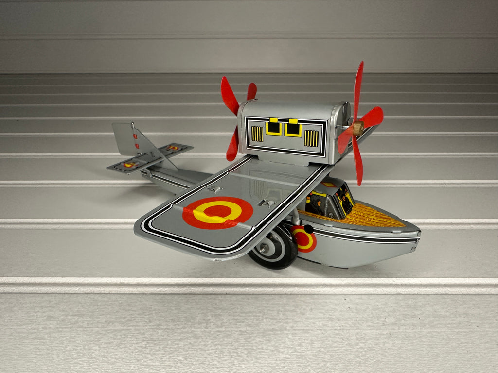 Propeller Plane Vintage Tin Toy