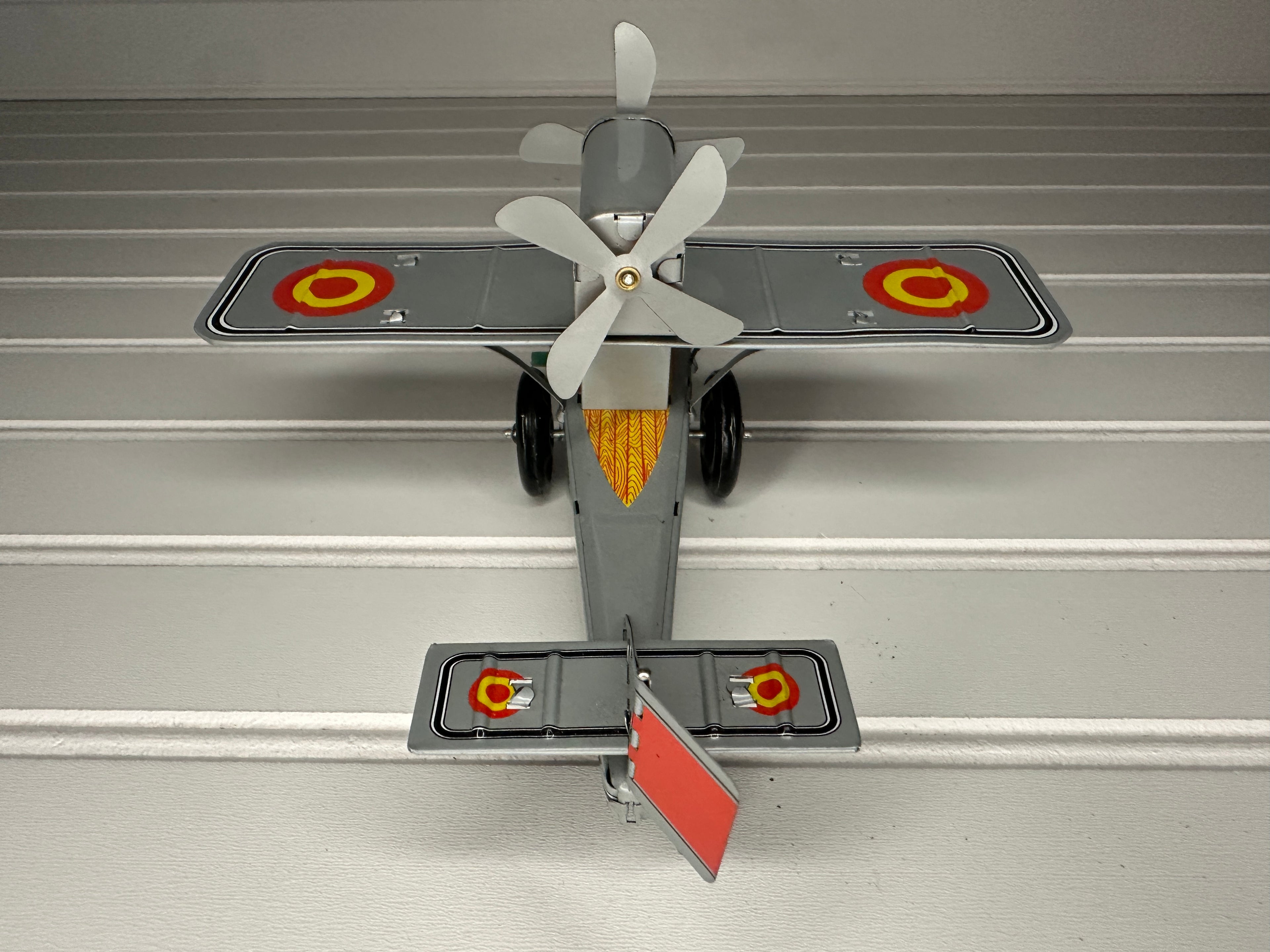 Propeller Plane Vintage Tin Toy