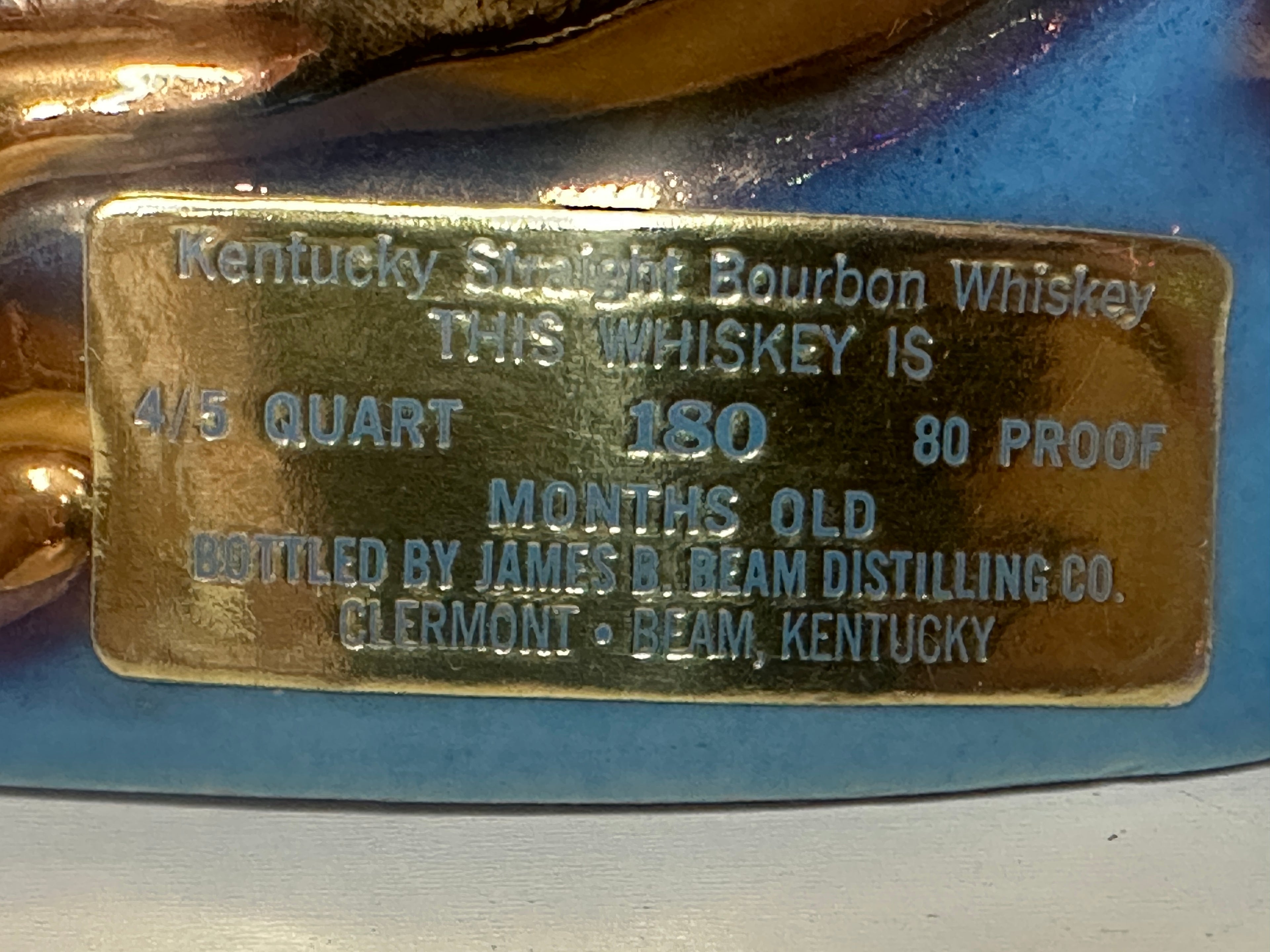 1975 Jim Beam Whiskey Decanter