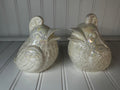 Vintage Ceramic Pearl Bird Pair