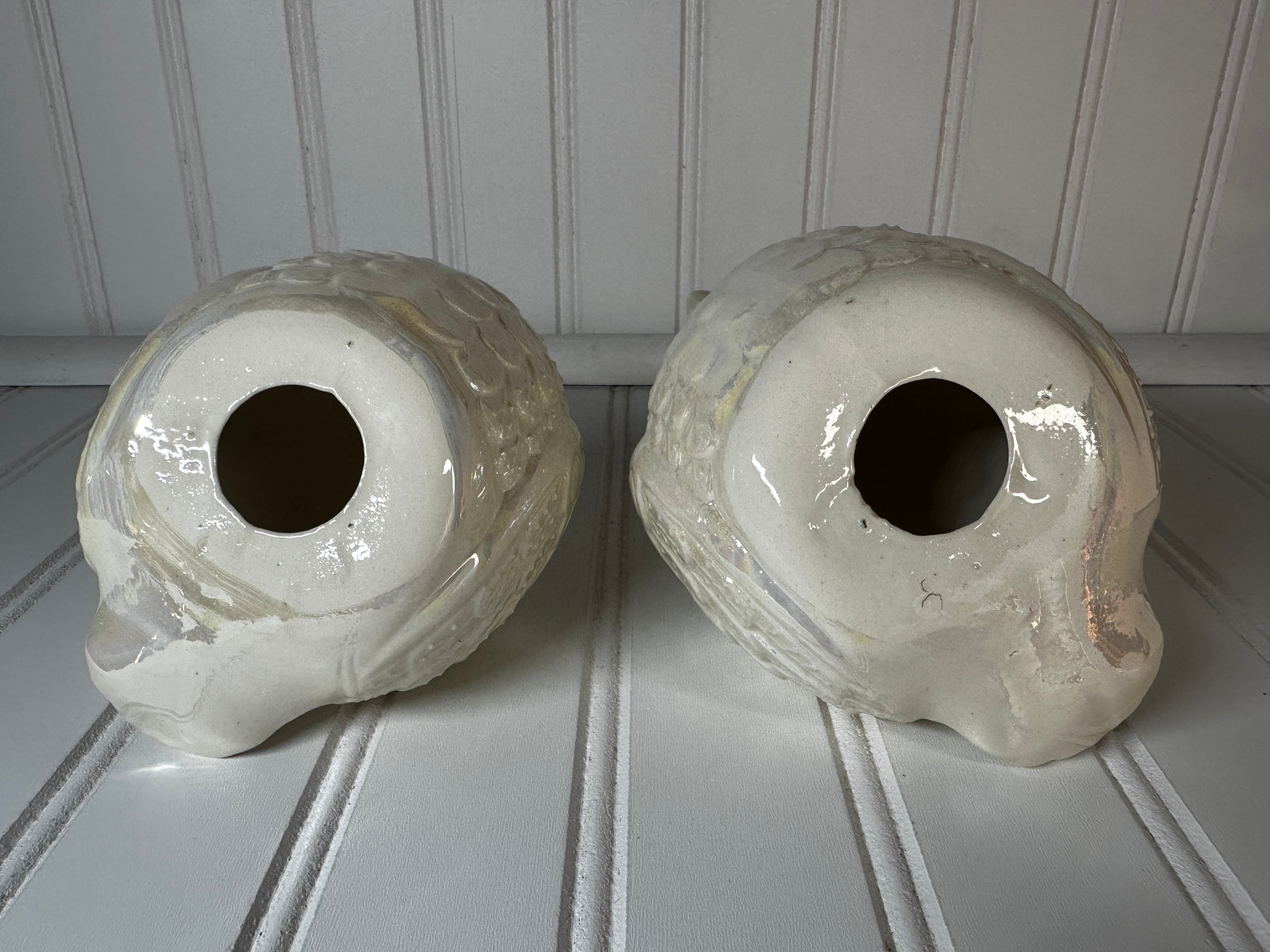 Vintage Ceramic Pearl Bird Pair
