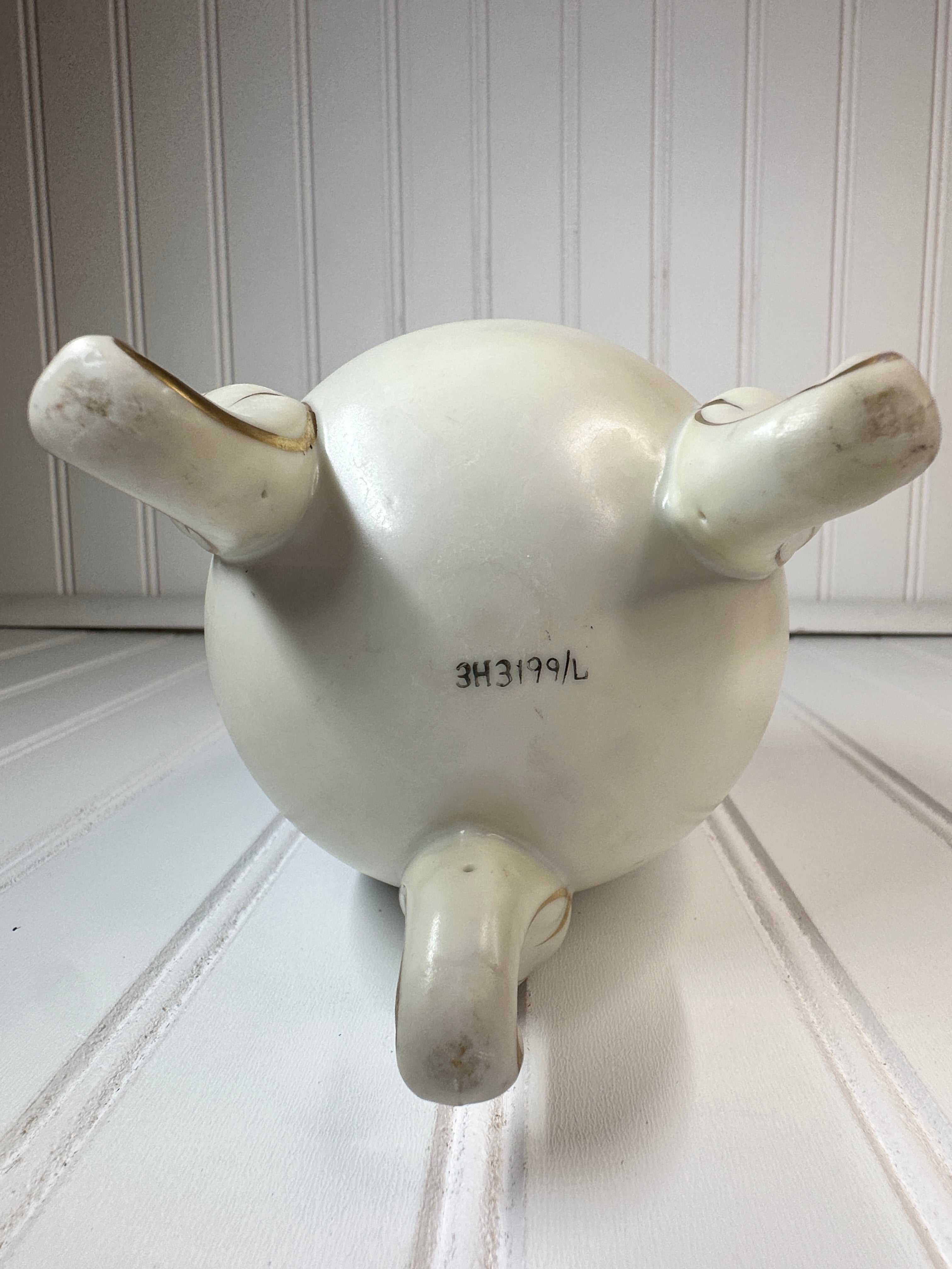 Vintage Napcoware Hand-Painted Porcelain Cracked Egg Vase