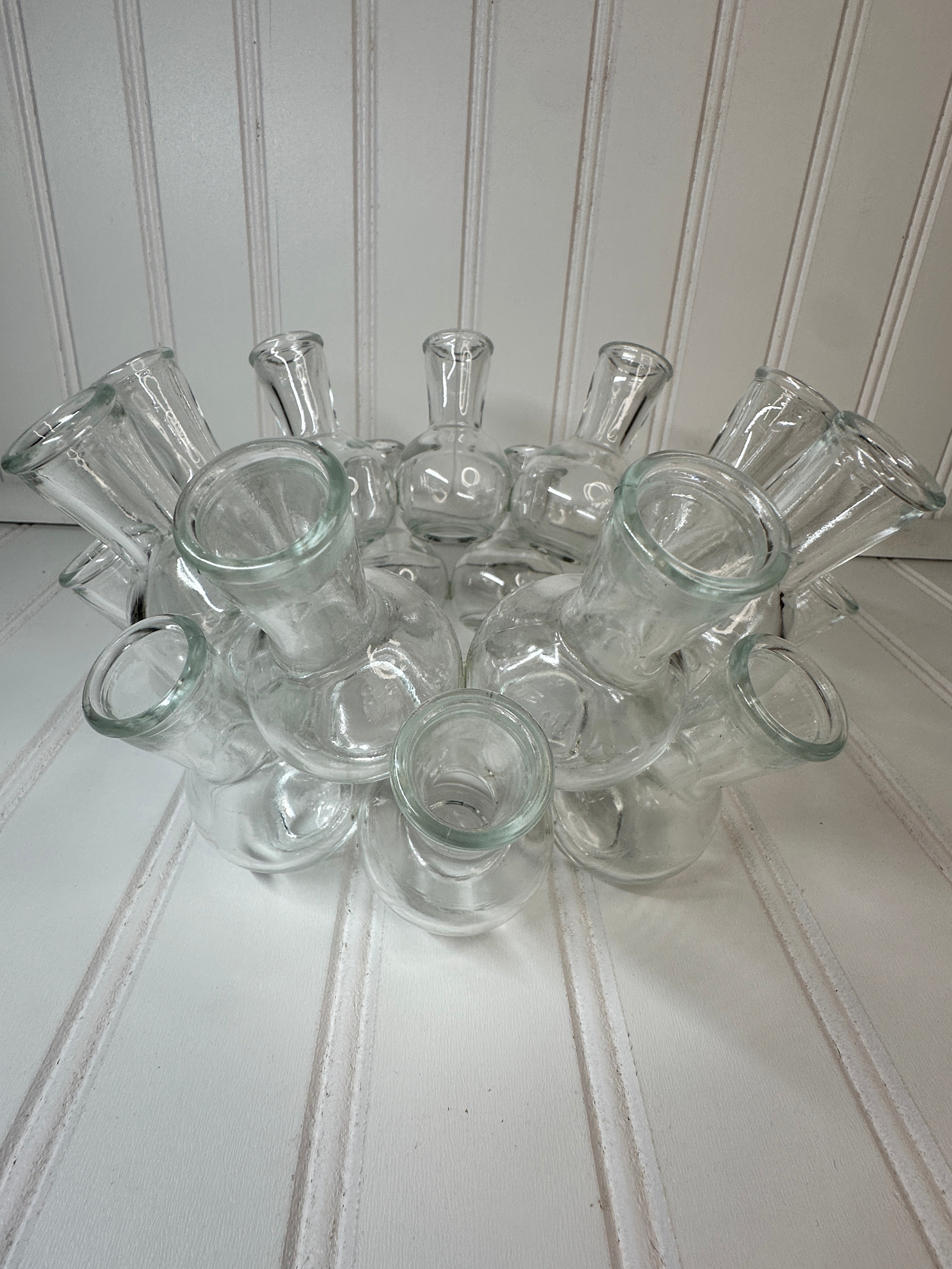 Vintage "The Original" Floral Design Bud Vase