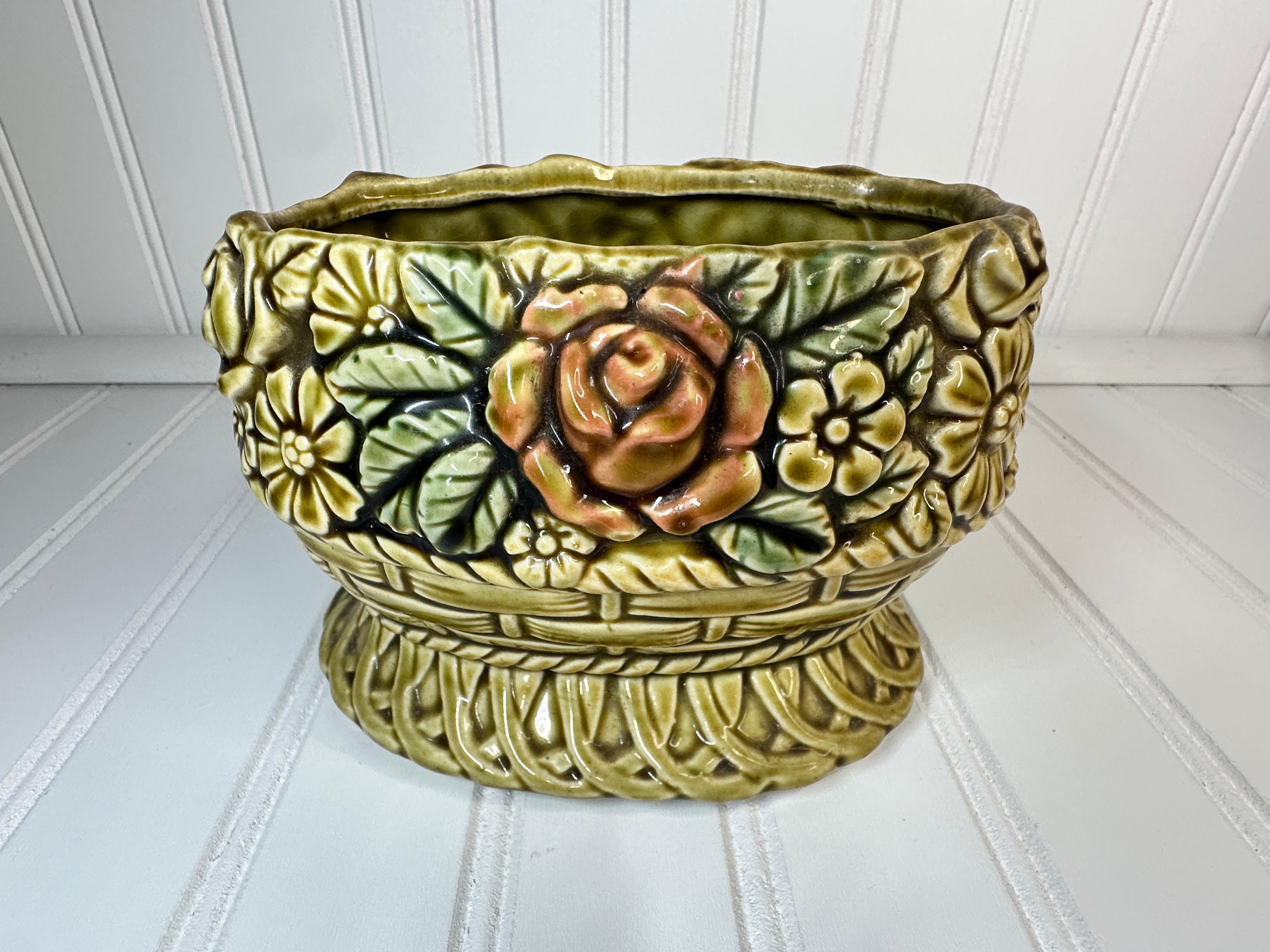 Vintage 1950's Ceramic Planter, Japan