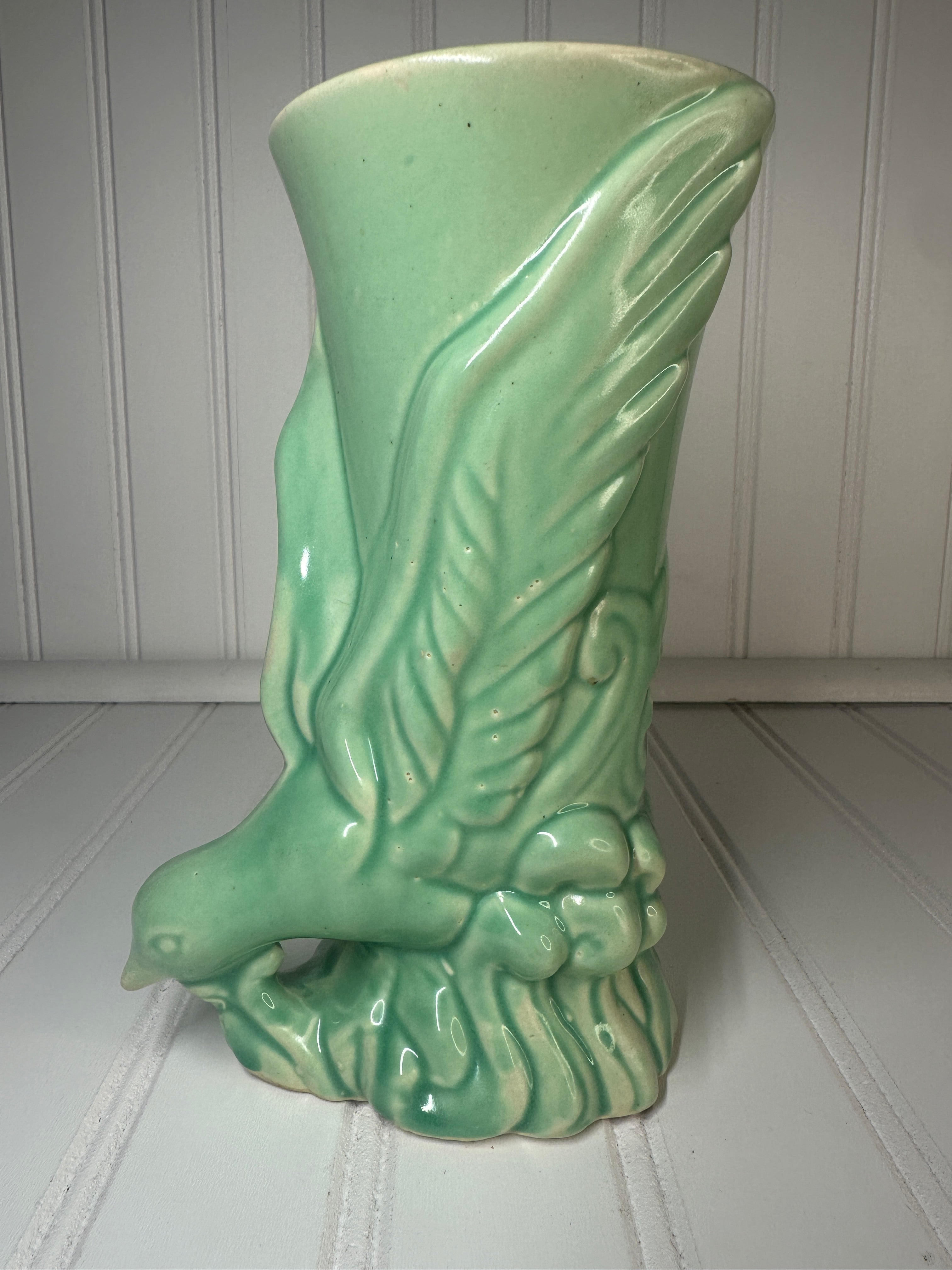 Vintage Morton Pottery Bird Vase