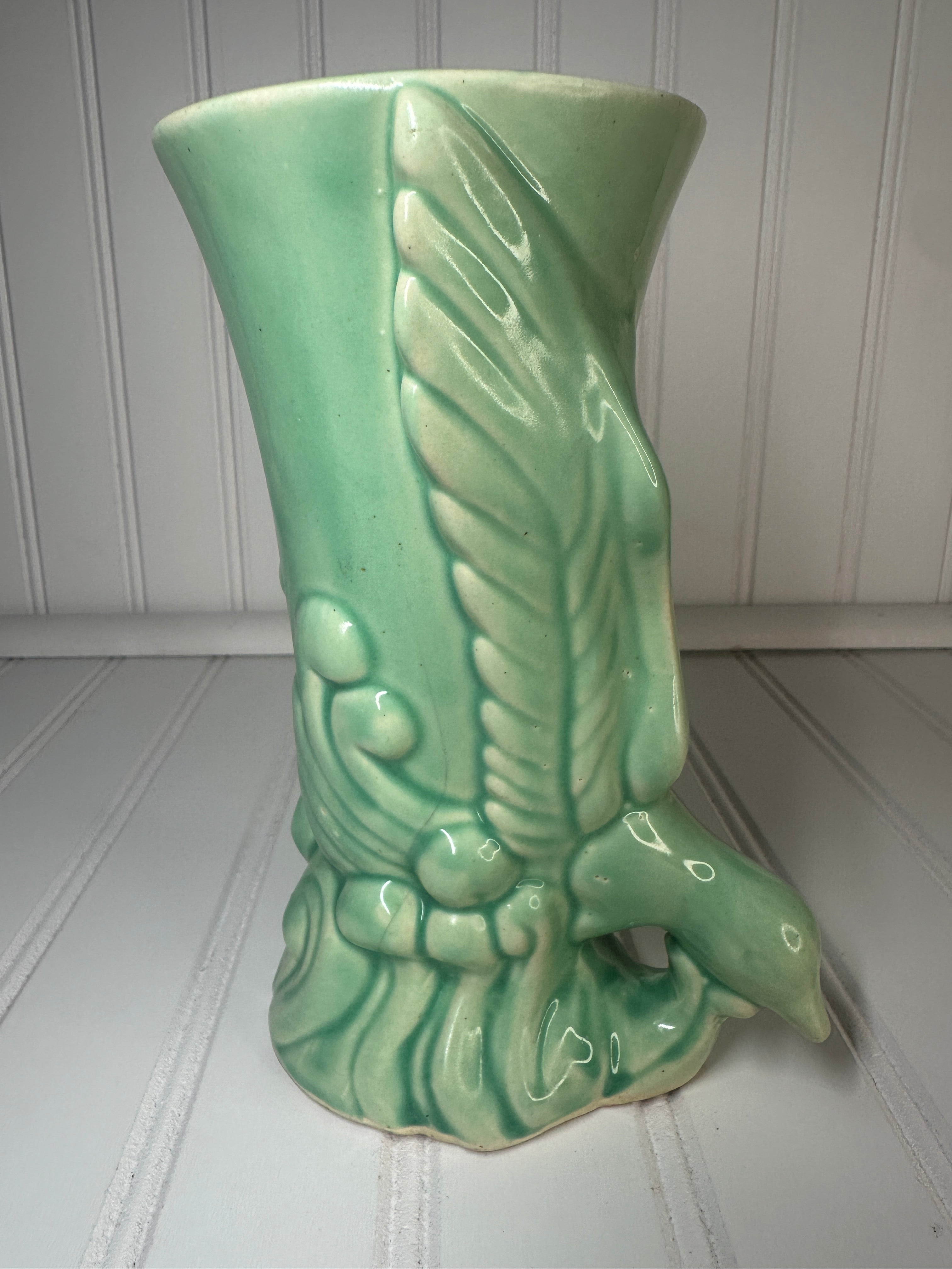 Vintage Morton Pottery Bird Vase