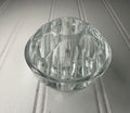 Clear Glass Flower Frog, 9 Holes